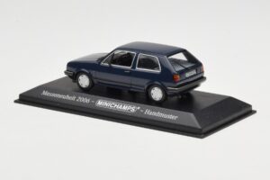 Volkswagen Golf Mk2 Blau Messehandmuster Minichamps 1:43 GOLFHANDMUSTER Metall — Bild 3 von 4