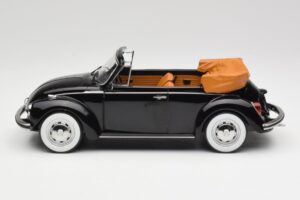 Volkswagen Beetle 1303 Cabriolet Schwarz Norev 1:18 188533 Metall — Bild 3 von 6
