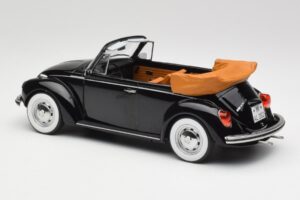 Volkswagen Beetle 1303 Cabriolet Schwarz Norev 1:18 188533 Metall — Bild 5 von 6
