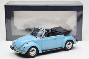 Volkswagen Beetle 1303 Cabriolet Hellblau Norev 1:18 188531 Metall — Bild 6 von 6
