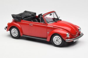 Volkswagen Beetle 1303 Cabriolet Rot Norev 1:18 188529 Metall — Bild 4 von 6