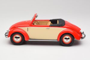 Volkswagen Beetle Hebmuller Cabriolet Rot & Creme Minichamps 1:18 107054231 Resin — Bild 3 von 6