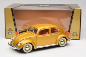 Volkswagen Beetle Gold Bburago 1:18 3361 Metall — Bild 8 von 8