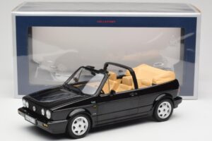 Volkswagen Golf Mk1 Cabriolet Schwarz Norev 1:18 188568 Metall — Bild 6 von 6