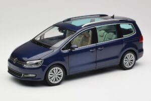Volkswagen Sharan 7N Shadow Blau Metallic Minichamps 1:18 110051100 Metall