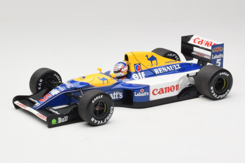 Williams FW14B Renault #5 N. Mansell Canon Williams Team F1 World Champion 1992 Minichamps 1:18 186920005 Metall