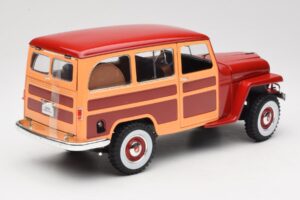 Willys Jeep Station Wagon Rot Road Signature 1:18 92858 Metall — Bild 3 von 8