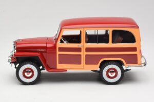 Willys Jeep Station Wagon Rot Road Signature 1:18 92858 Metall — Bild 4 von 8