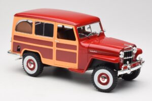 Willys Jeep Station Wagon Rot Road Signature 1:18 92858 Metall — Bild 6 von 8