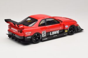 Nissan Skyline ER34 LB Super Silhouette Active Red GT Spirit 1:18 GT570 Resin — Bild 2 von 6
