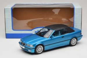 BMW 3 Series E36 Cabrio Blau Metallic MCG 1:18 MCG18319 Metall — Bild 7 von 7