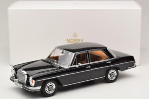 Mercedes 280 SE W108 Schwarz Norev 1:18 183360 Metall — Bild 8 von 8