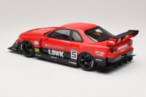 Nissan Skyline ER34 LB Super Silhouette Active Red GT Spirit 1:18 GT570 Resin — Bild 5 von 6