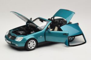 Mercedes SLK R170 Vivianite Green Norev 1:18 183021 Metall — Bild 2 von 10
