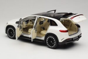 Mercedes EQS SUV X296 Manufaktur Diamond White NZG 1:18 B66960590 Metall — Bild 5 von 8