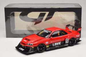 Nissan Skyline ER34 LB Super Silhouette Active Red GT Spirit 1:18 GT570 Resin — Bild 6 von 6