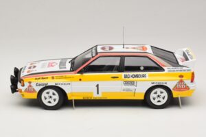 Audi Quattro #1 W. Rohrl / C. Geistdorfer Rally Monte Carlo Winner 1984 Minichamps 1:18 A5-5894 Metall — Bild 3 von 6