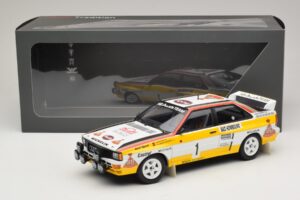 Audi Quattro #1 W. Rohrl / C. Geistdorfer Rally Monte Carlo Winner 1984 Minichamps 1:18 A5-5894 Metall — Bild 6 von 6
