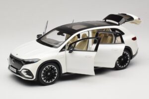 Mercedes EQS SUV X296 Manufaktur Diamond White NZG 1:18 B66960590 Metall — Bild 2 von 8