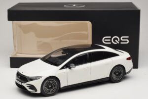 Mercedes EQS V297 Manufaktur Opalite White NZG 1:18 B66961049 Metall — Bild 8 von 8