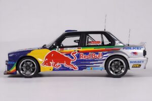 BMW E30 V8 #229 E. Hountondji Red Bull Driftbrothers Drift 2023 Blau Otto 1:18 OT486 Resin — Bild 3 von 5