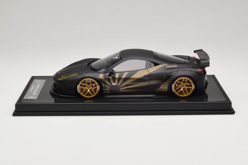 Ferrari 458 LB Works Matt Black BBA 1:18 REMC037 Resin