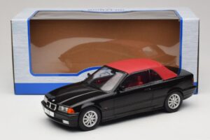 BMW 3 Series E36 Cabrio Schwarz MCG 1:18 MCG18318 Metall — Bild 7 von 7