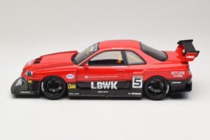 Nissan Skyline ER34 LB Super Silhouette Active Red GT Spirit 1:18 GT570 Resin — Bild 3 von 6