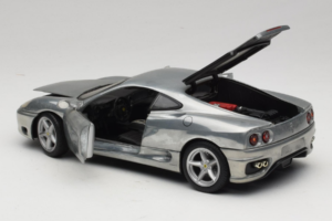 Ferrari 360 Modena Chrom Silber Hot Wheels 1:18 27774 Metall — Bild 5 von 8