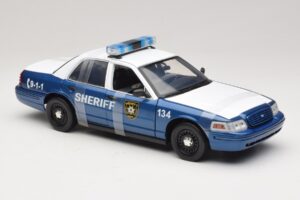 Ford Crown Victoria Police Interceptor The Walking Dead Greenlight 1:18 12957 Metall — Bild 4 von 6