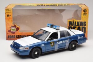 Ford Crown Victoria Police Interceptor The Walking Dead Greenlight 1:18 12957 Metall — Bild 6 von 6