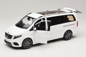 Mercedes V-Class W447 AMG Line Weiß Norev 1:18 183876 Metall — Bild 2 von 8