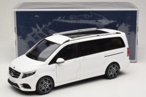 Mercedes V-Class W447 AMG Line Weiß Norev 1:18 183876 Metall — Bild 8 von 8