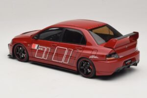 Mitsubishi Lancer Evolution IX MR Fast & Furious Rot Ignition Model 1:18 2374 Resin — Bild 5 von 6
