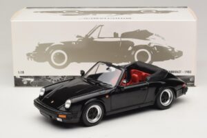 Porsche 911 3.2 Carrera Cabriolet Schwarz Minichamps 1:18 100063035 Metall — Bild 8 von 8