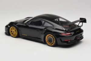 Porsche 911 992 GT3 RS Manthey Racing Schwarz mit Goldenen Felgen Minichamps 1:18 MR-911-GT3RS-1804 Metall — Bild 5 von 6