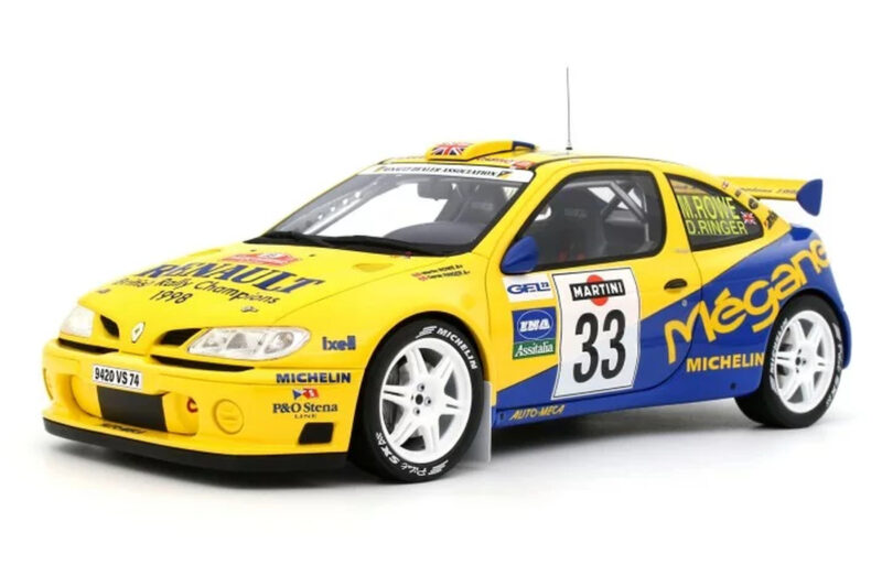 Renault Megane Maxi #33 P. Bugalski / J-P. Chiaroni Rally Sanremo 1998 Otto 1:18 OT1195 Resin