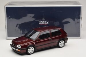 Volkswagen Golf VR6 Mk3 Indian Red Limitierte Auflage Norev 1:18 188505 Metall — Bild 8 von 8