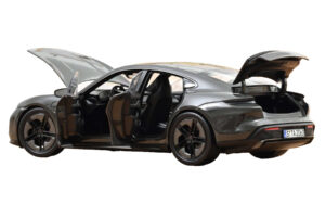 Porsche Taycan Turbo S Slate Grey Neo Norev 1:18 187654 Metall — Bild 2 von 5