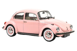 Volkswagen 1303 Pastel Pink New Baby Gift Norev 1:18 188677 Metall