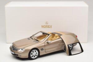 Mercedes SL500 R230 Travertine Beige Norev 1:18 183843 Metall — Bild 9 von 9