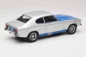 Ford Capri RS2600 Mk1 Silver Blue Minichamps 1:18 150089072 Metall — Bild 2 von 6