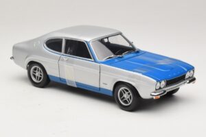 Ford Capri RS2600 Mk1 Silver Blue Minichamps 1:18 150089072 Metall — Bild 4 von 6