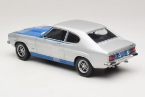 Ford Capri RS2600 Mk1 Silver Blue Minichamps 1:18 150089072 Metall — Bild 5 von 6
