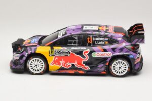 Ford Puma Rally1 #13 G. Munster / L. Louka Rally Monte Carlo 2025 IXO 1:18 18RMC231B Metall — Bild 3 von 6
