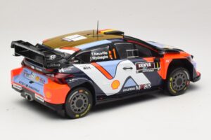 Hyundai i20 N Rally1 #1 T. Neuville / M. Wydaeghe Safari Rally Kenya 2025 IXO 1:18 18RMC247B Metall — Bild 2 von 6
