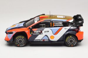 Hyundai i20 N Rally1 #1 T. Neuville / M. Wydaeghe Safari Rally Kenya 2025 IXO 1:18 18RMC247B Metall — Bild 3 von 6