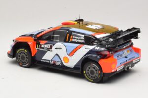 Hyundai i20 N Rally1 #1 T. Neuville / M. Wydaeghe Safari Rally Kenya 2025 IXO 1:18 18RMC247B Metall — Bild 5 von 6