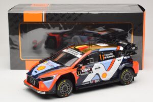Hyundai i20 N Rally1 #1 T. Neuville / M. Wydaeghe Safari Rally Kenya 2025 IXO 1:18 18RMC247B Metall — Bild 6 von 6