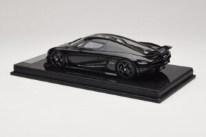 Koenigsegg Regera Schwarz Carbon-Paket Beige Interieur FrontiArt 1:18 REMC042 Resin — Bild 5 von 7